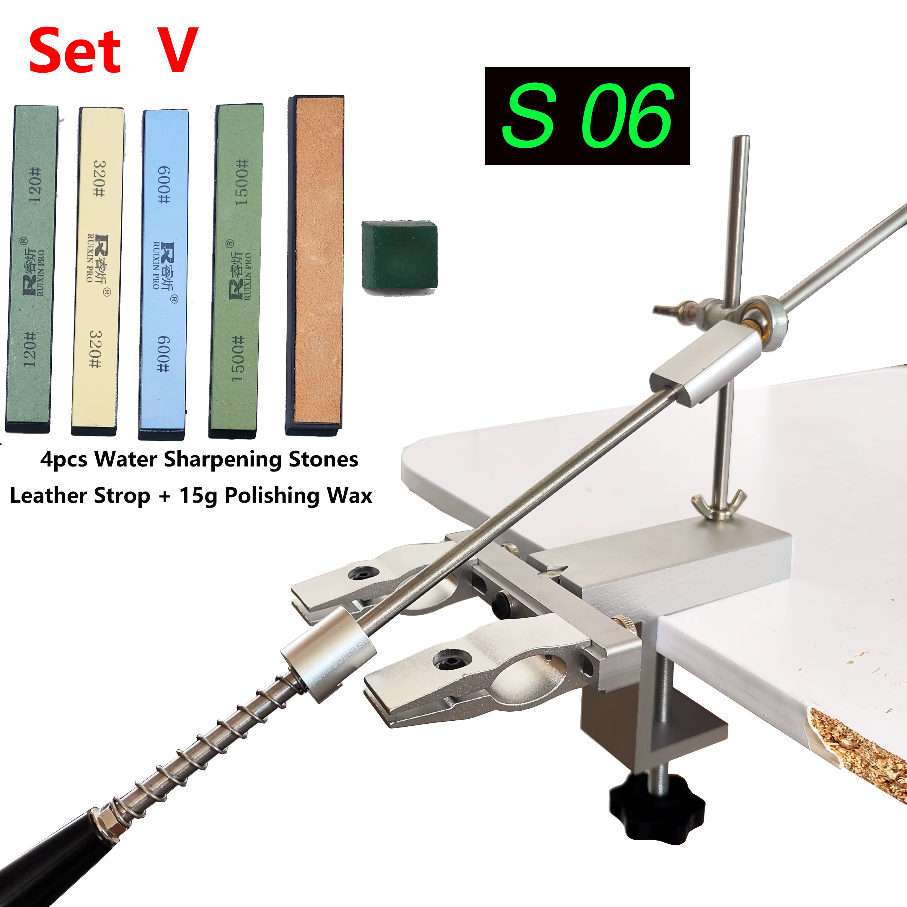 Affûteur de couteaux d'angle Apex, outils de cuisine, système d'affûtage de couteaux avec ensemble d