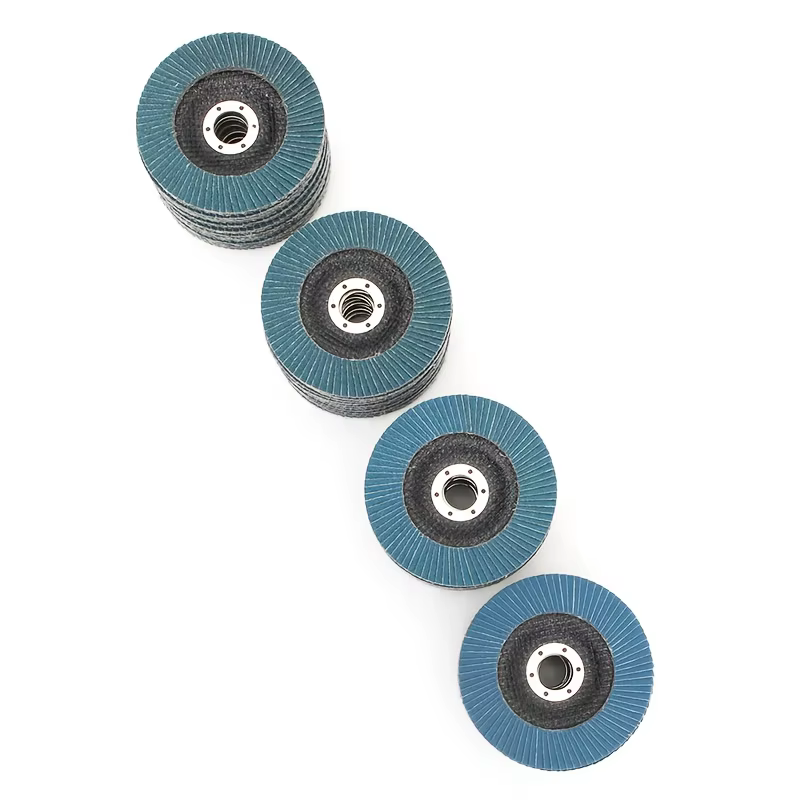 6 disques abrasifs métalliques de 125 mm pour meuleuse d'angle, lame de meuleuse d'angle 40/60/80/12