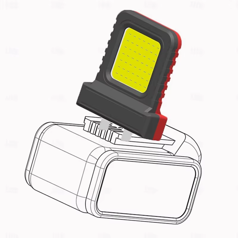 Lampe de travail LED 3/4/8 pouces pour Makita, batterie Li-ion 14.4V 18V, avec USB, lampe de poche e