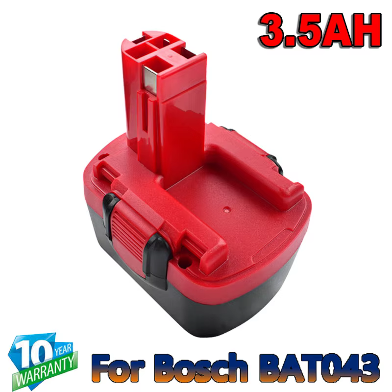 Batterie 12v pour Bosch, 3500mAh, BAT043, remplacement pour perceuse PSR 12 GSR, GSB, PSB 12 VE-2, B
