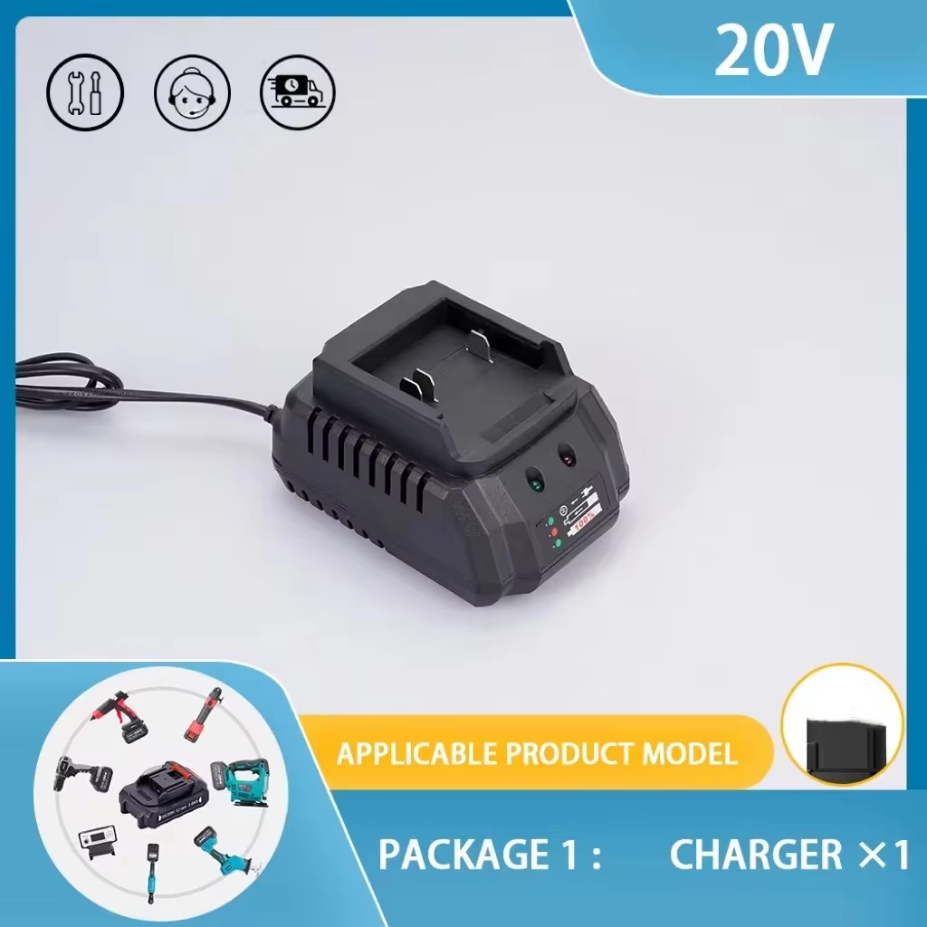 Série de batteries au Lithium rechargeables 18V/21V, chargeur pour perceuse/scie/tournevis/clé/meule