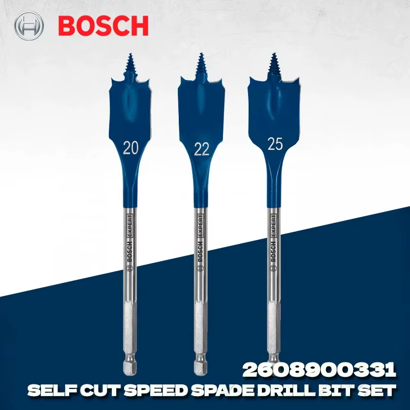 BOSCH 2608900331 EXPERT Ensemble de 3 forets auto-établissants à vitesse rapide pour perçage rapide 