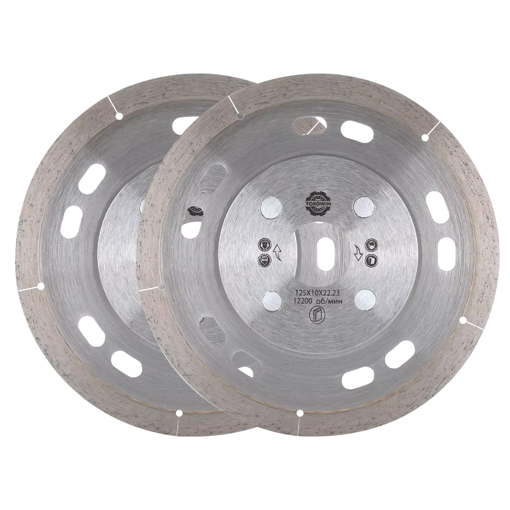Lame de scie diamantée 125mm, disque de brasage en métal à coupe sèche, meuleuse d'angle à pression