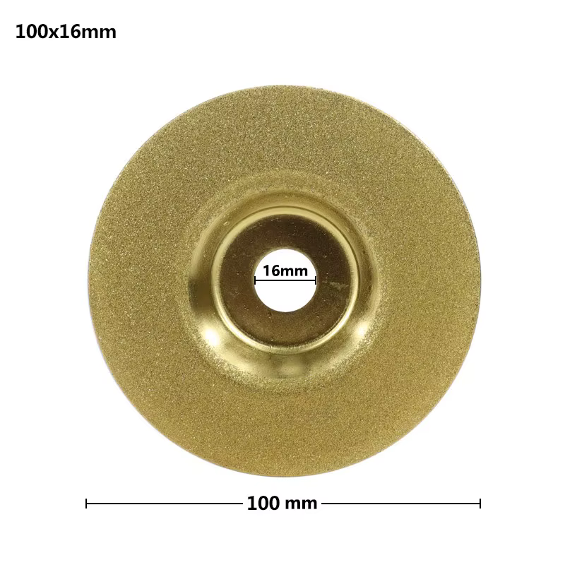 XCAN 1pc lame de meulage diamant 100mm 240 grain disque de polissage pour meuleuse d'angle lame de s