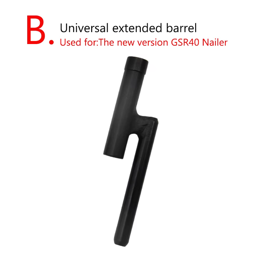 GSR40-Pièces d'outils pneumatiques à gaz électrique, odorà clous multifonctionnel, ensemble de baril