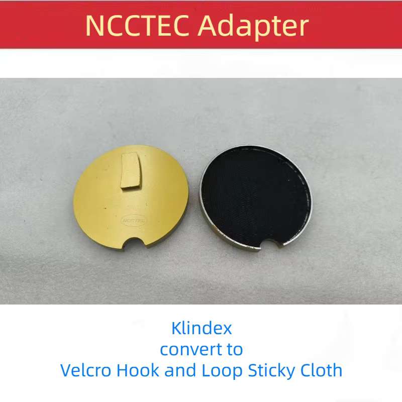 9 pièces Adaptateur de conversion 3'' Klindex Disque vers Velcro Crochet et boucle Tissu adhésif Uti