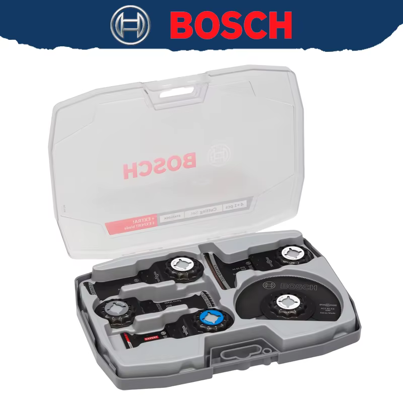 BOSCH 2608669092 Ensemble de lames multi-outils Starlock professionnel, 5 pièces, pour accessoires d