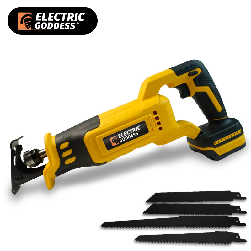 Scie alternative électrique de déesse 3000W pour la broche de batterie Dewalt 20V Outil de scie à