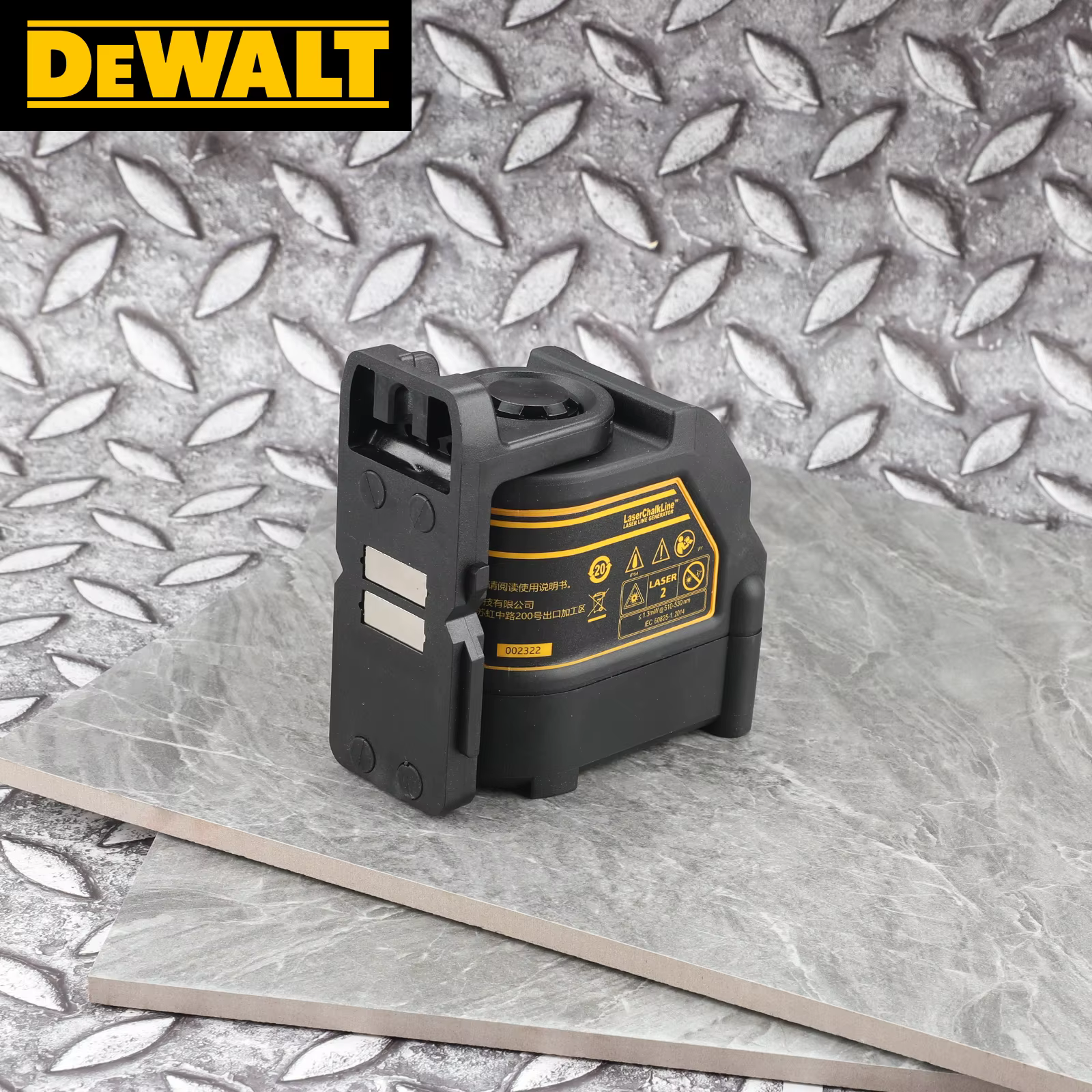 Niveau laser à ligne croisée verte haute précision DEWALT DW088CG, niveau laser vert auto-nivelant p