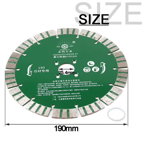 Lame de scie circulaire diamant 190mm/230mm, disque de coupe de pierre, accessoires de scie à marbre