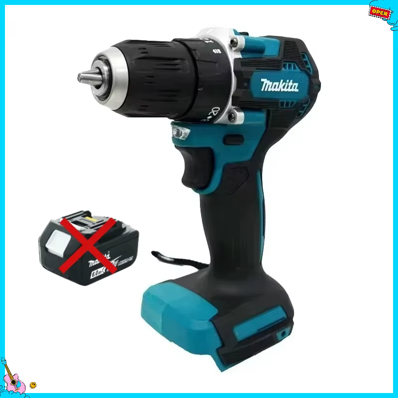 Makita DDF487 Perceuse sans fil 18 V, outil électrique rechargeable, tournevis à percussion électriq