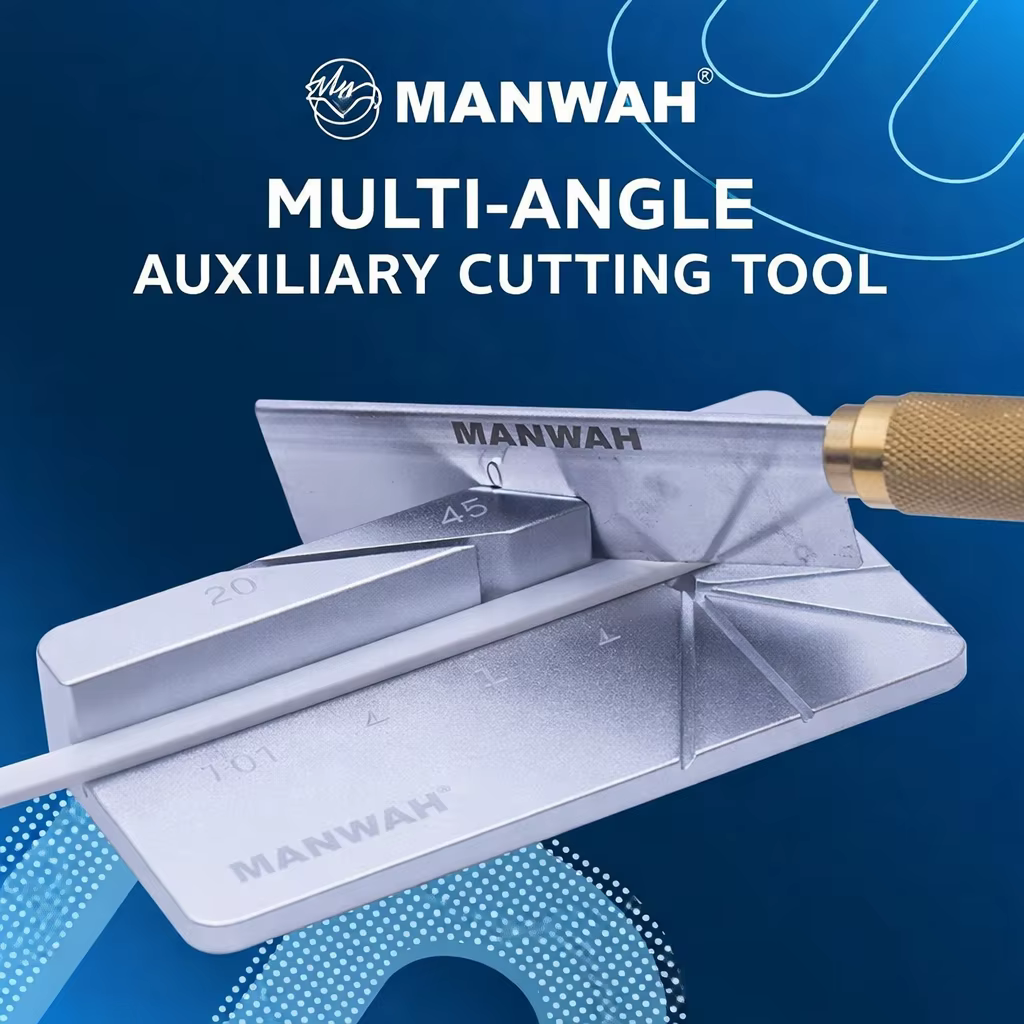 Gabarit de coupe multi-angles MANWAH (20 ° 45 ° 60 ° 90 ° Outil d'assemblage pour modèles à co