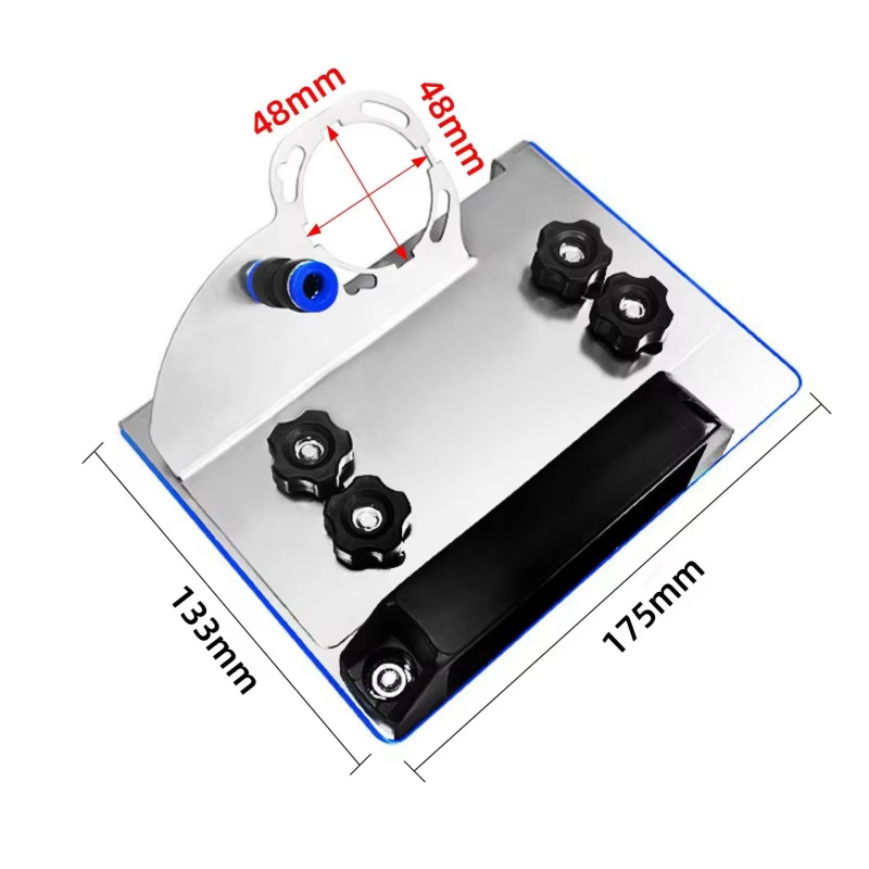 Support de meuleuse d'angle pour carrelage 45 °   Coupe de chanfrein. Biseauteur en acier inoxydable