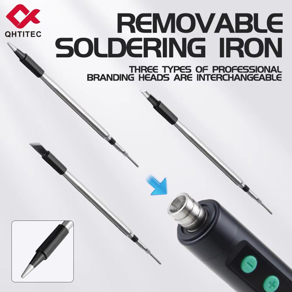 Fer à souder sans fil JCD Portable 180-450 ° Kit de soudage USB-5134 avec batterie intégrée à tempér