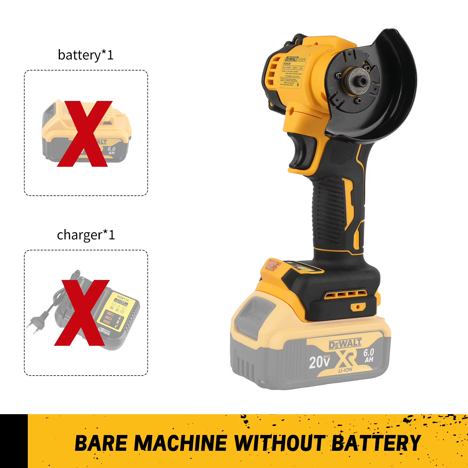 Scie à découper sans fil DEWALT DCS438 20V, 76 mm, 20000 tr/min, mini-meuleuse d'angle portable, out