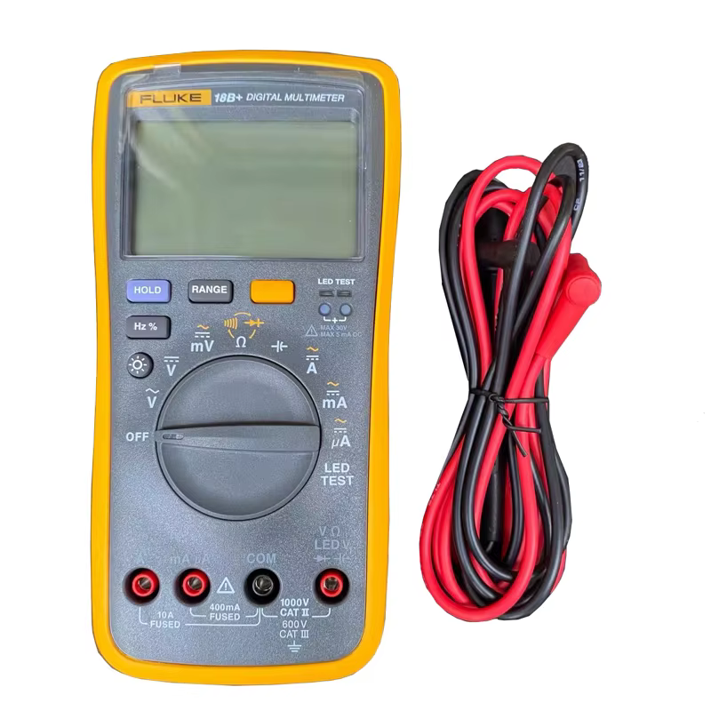 Fluke 18B plus multimètre numérique AC/DC tension courant LED Test automatique plage manuelle résist