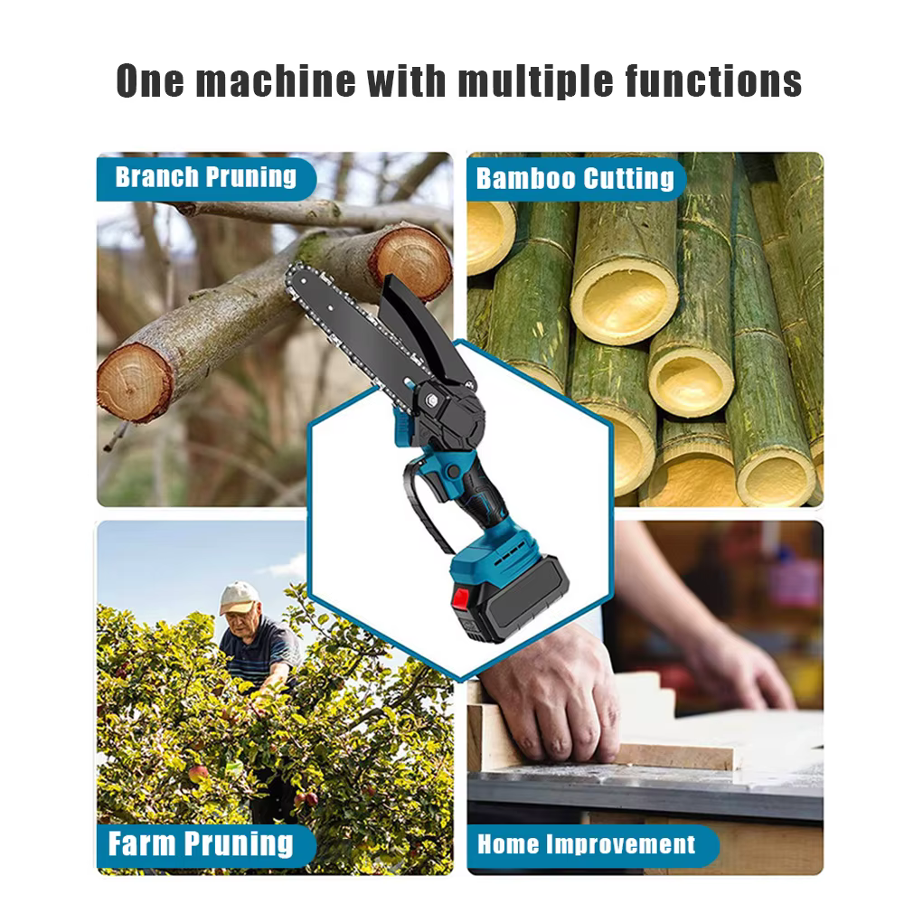 Makita – scie à chaîne électrique Portable de 6 pouces, coupe-bois pour arbre, outil électrique de j