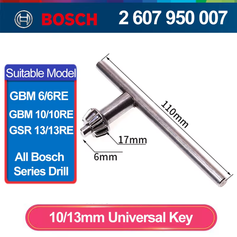 Bosch – mandrin de perceuse électrique Original, clé autobloquante 10/13mm, pièces de perceuse à mai