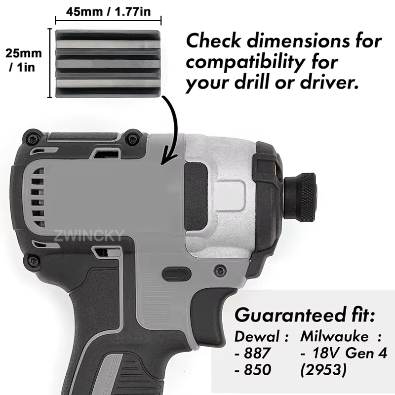 Support magnétique pour embouts de perceuse, pour visseuses à chocs Dewal/Milwaukee et perceuses éle