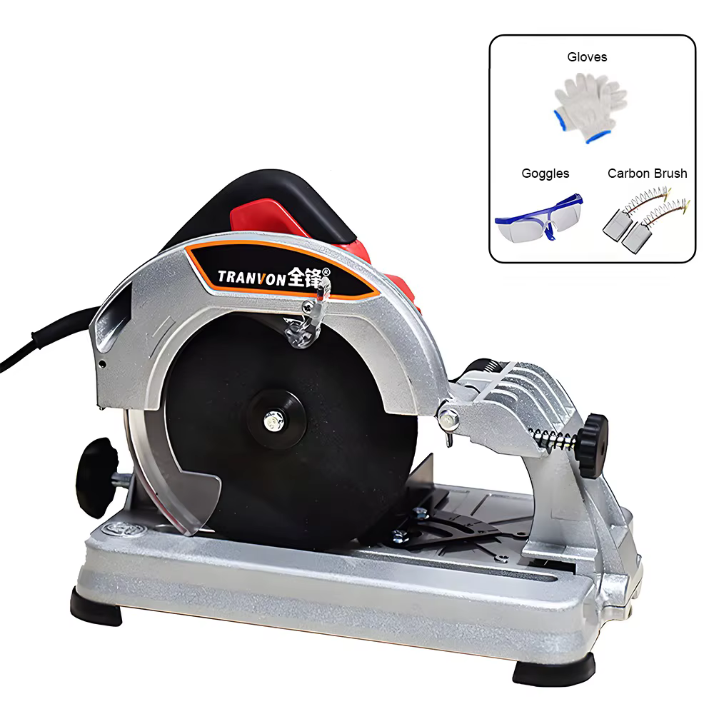 Machine de découpe électrique 220V avec scie circulaire de table, coupeuse haute puissance, guide de