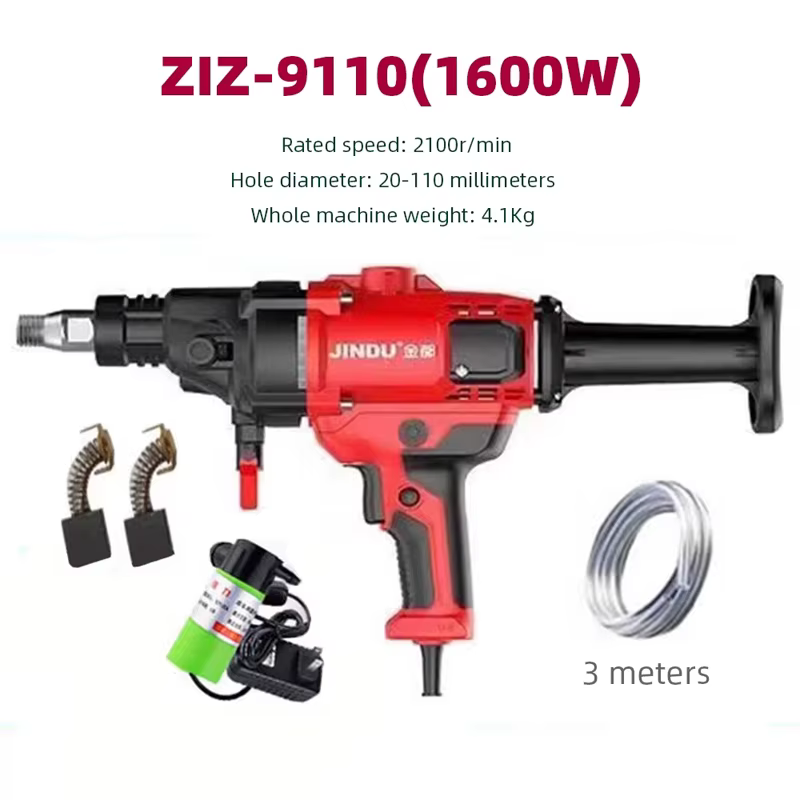 Outil de poinçonnage à eau pour perceuse électrique, support de machine, mastic pour béton sec, cent
