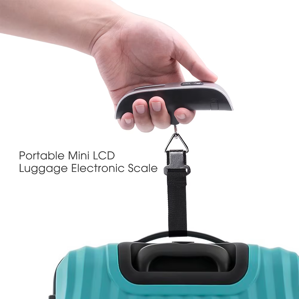 50kg x 10g Balance numérique Portable LCD affichage Mini Balance suspendue électronique bagages vali