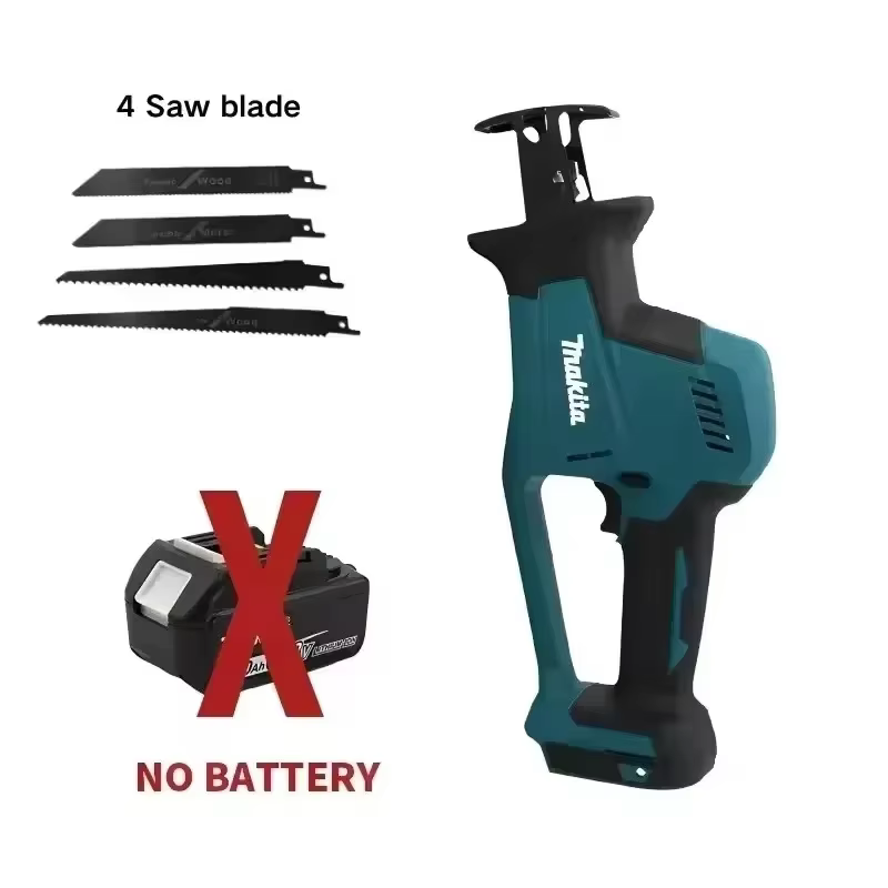 Scie sauteuse électrique sans fil Makita DJR189 18V, sans balais, rechargeable, pour la coupe du boi