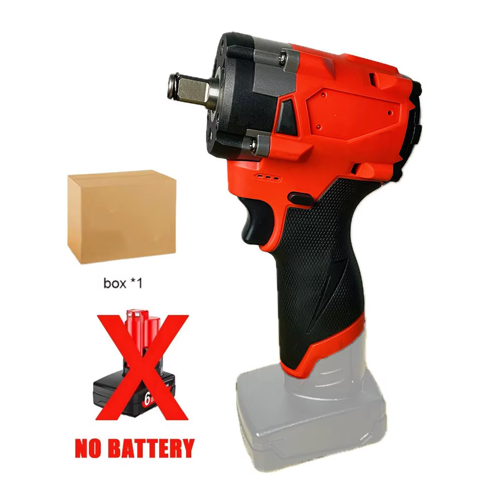 Clé à chocs électrique sans fil 1/2 pouce pour batterie Milwaukee 12V, perceuse à percussion sans ba