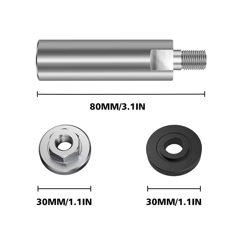 Meuleuse d'angle m14 à m10, adaptateur de convertisseur de filetage, connecteur d'interface, vis, bi