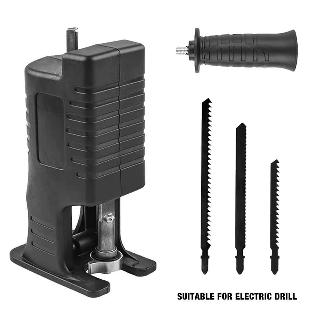 Adaptateur pour scie alternative. Perceuse électrique domestique convertie en convertisseur de scie 