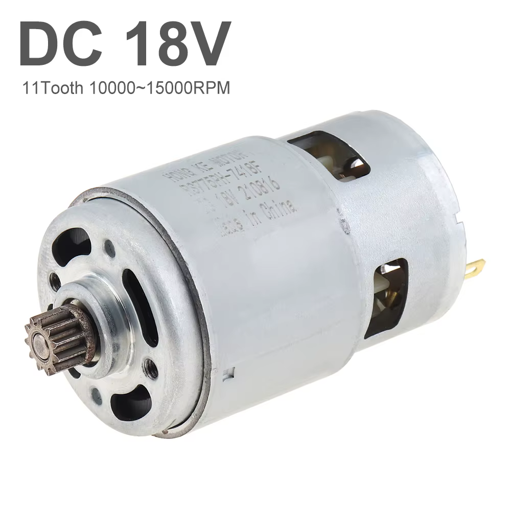 Micro moteur de scie alternative haute puissance RS775 DC, avec engrenage à 11 dents pour scie sabre