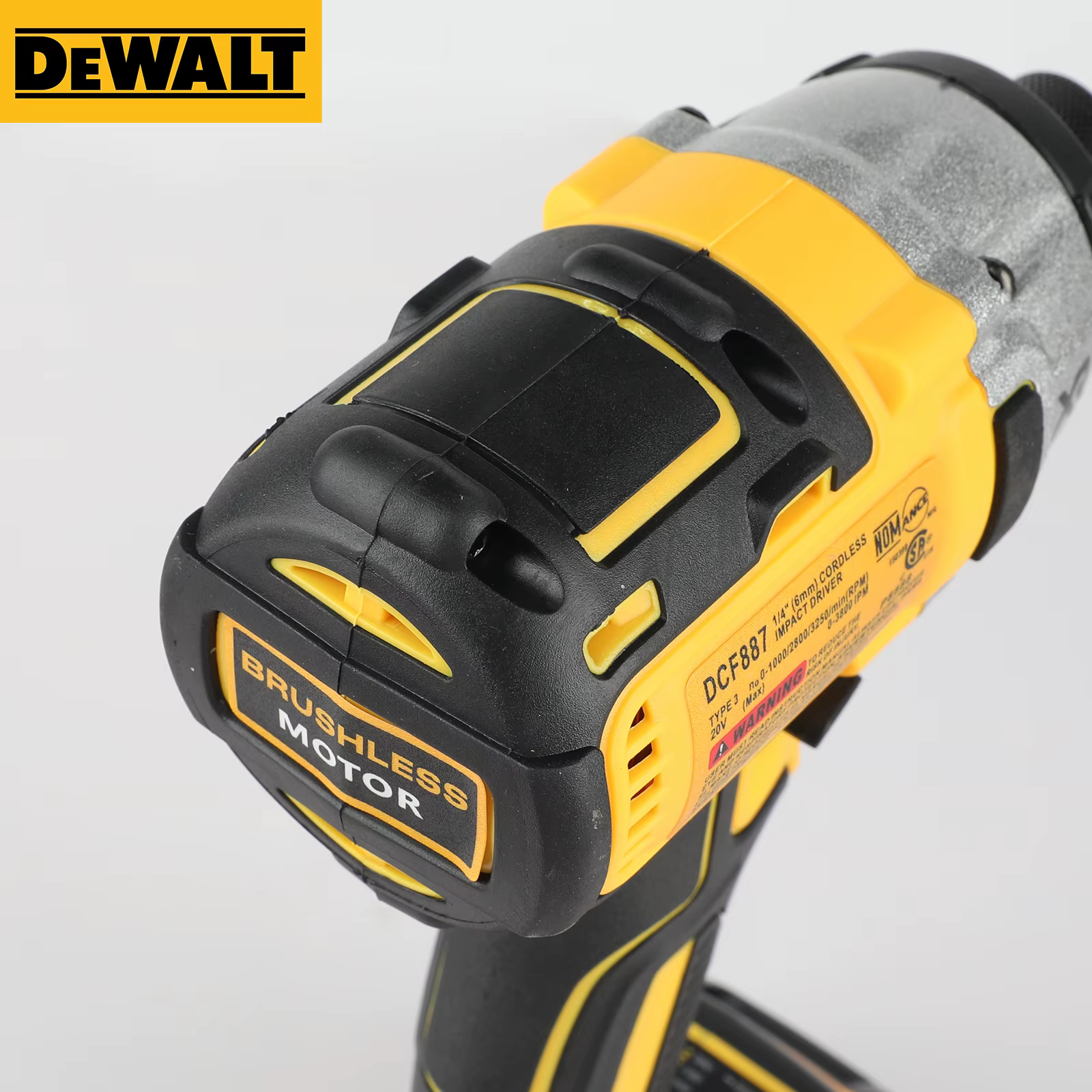 Perceuse à percussion sans balais Dewalt, DCF887 205N. Tournevis sans fil M, batterie Dewalt 20V
