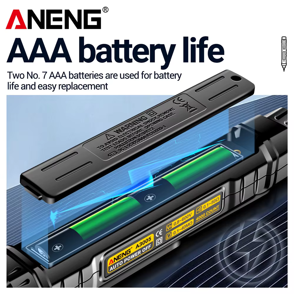 ANENG A3005 multimètre numérique professionnel testeurs de stylo compteur de tension AC/DC détecteur