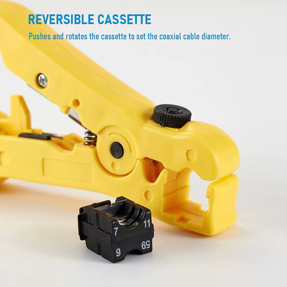 Outil de dénudage tout-en-un, dénudeur de fil RG59 RG6 RG11 RG7, pince coupante pour câble Coaxial p