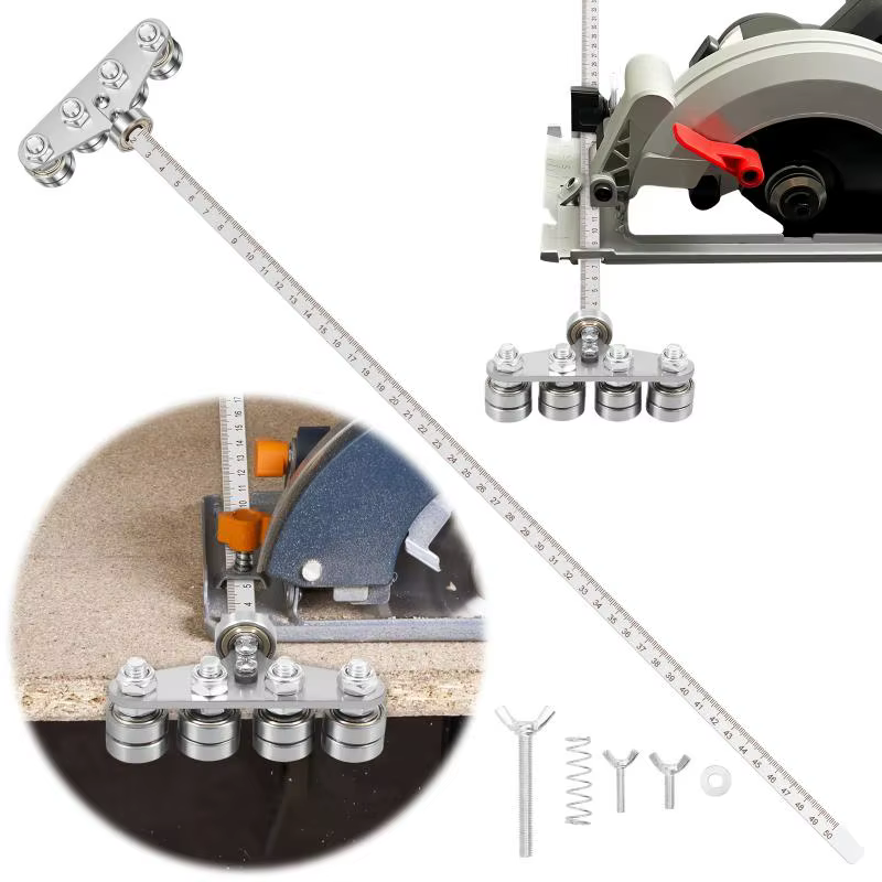Calibre de positionnement pour des mesures précises, guide de coupe de précision pour la découpe fac