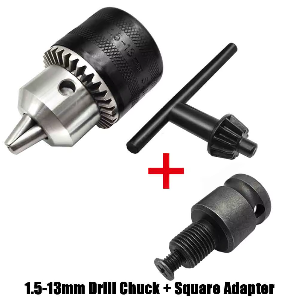 Mandrin de perçage de 1.5 à 13mm, embouts de pilote d'impact à montage 1/2-20UNF, tige hexagonale de