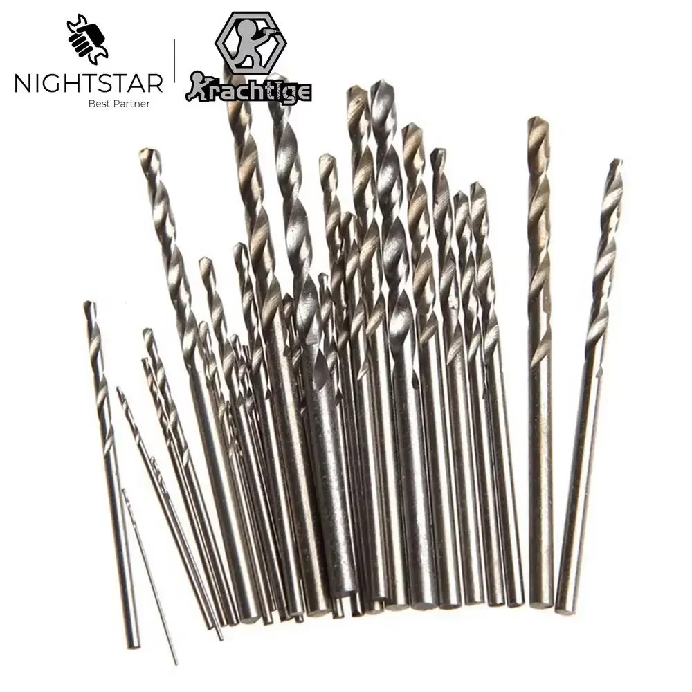 10 pièces Micro HSS forets hélicoïdaux embouts à tarière à tige droite pour perceuse électrique en o