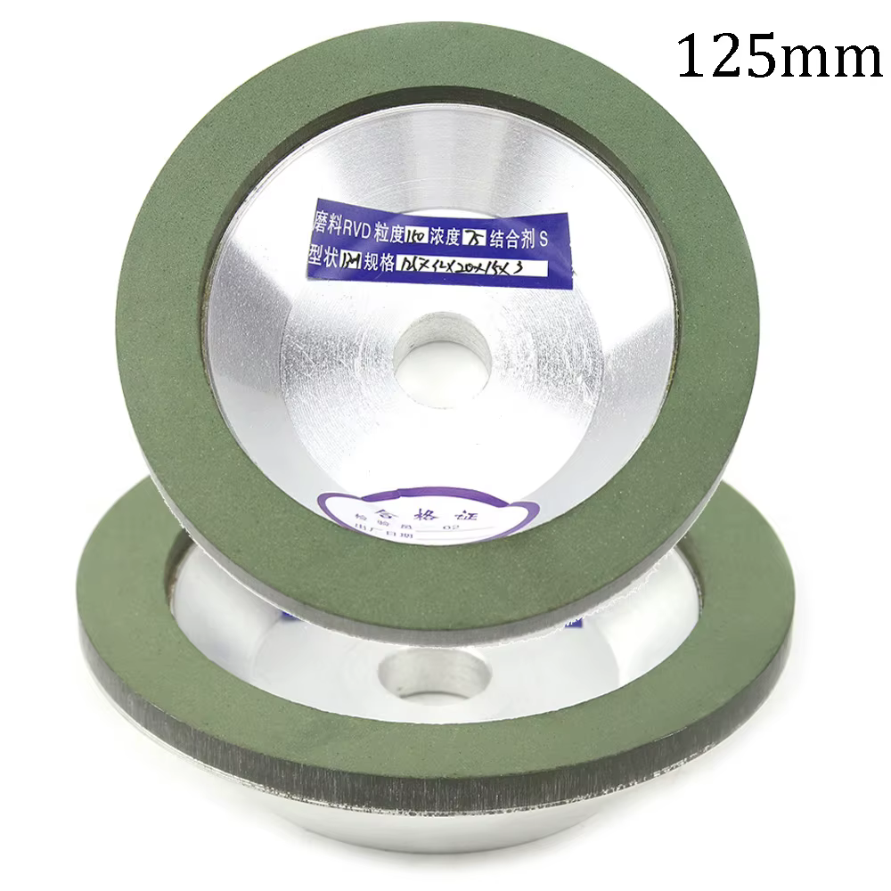 125mm diamant meule tasse 5 pouces disque de meulage 150/320 grain meuleuse pour carbure métal aigui