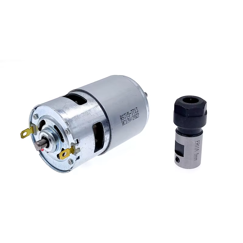 1 combinaison moteur à courant continu 775 12V/24V 15000R PWM contrôleur cc ER11 mandrin 5mm/mandrin