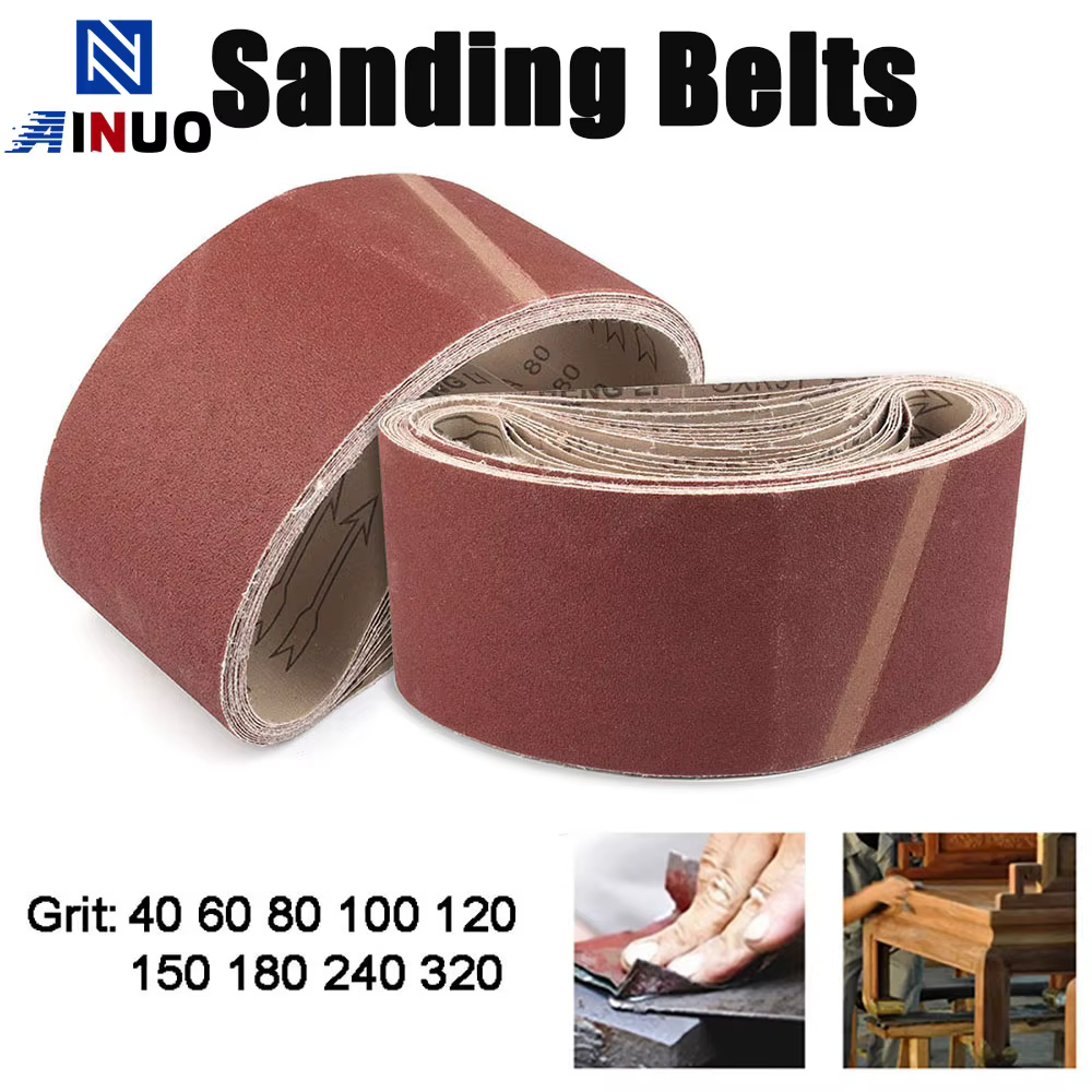 Bande Abrasive en Papier de Verre, Accessoires pour le Polissage des Métaux, 610x100mm, 1 Pièce
