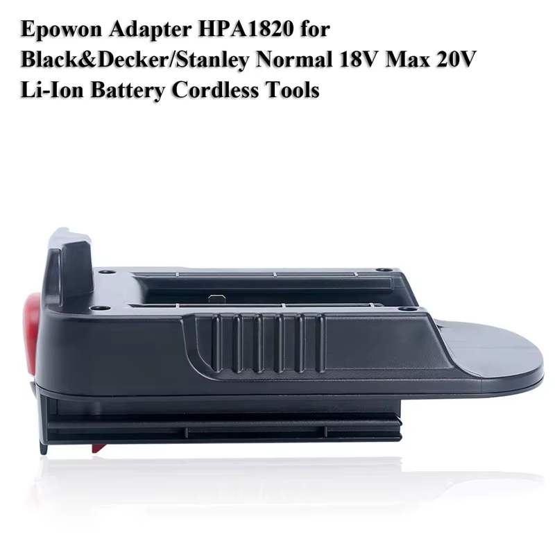 Adaptateur de conversion de batterie HPA1820 20V, pour câble Black Decker/Stanley/Porter, batterie a