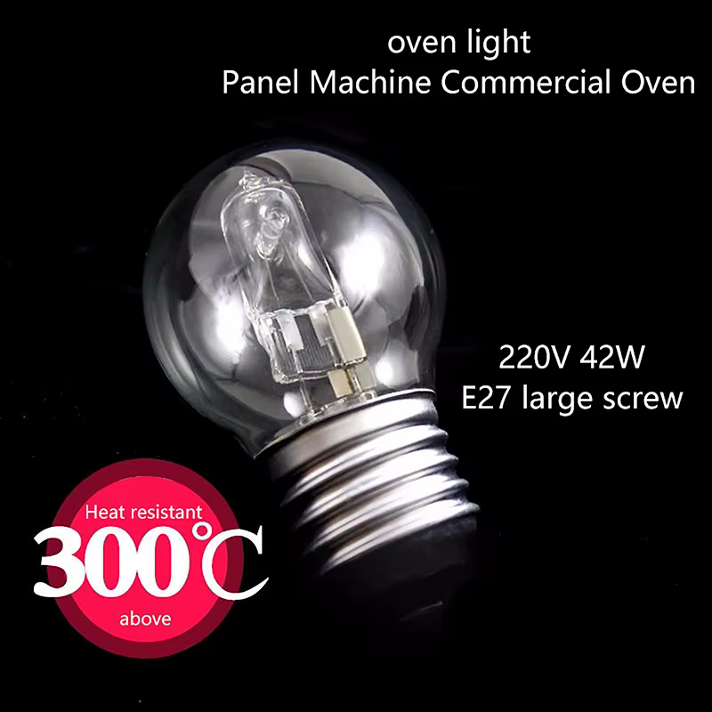 Ampoules de four 110-250V 300 degrés E27 42W, lampe de cuisson pour four, micro-ondes, haute tempéra