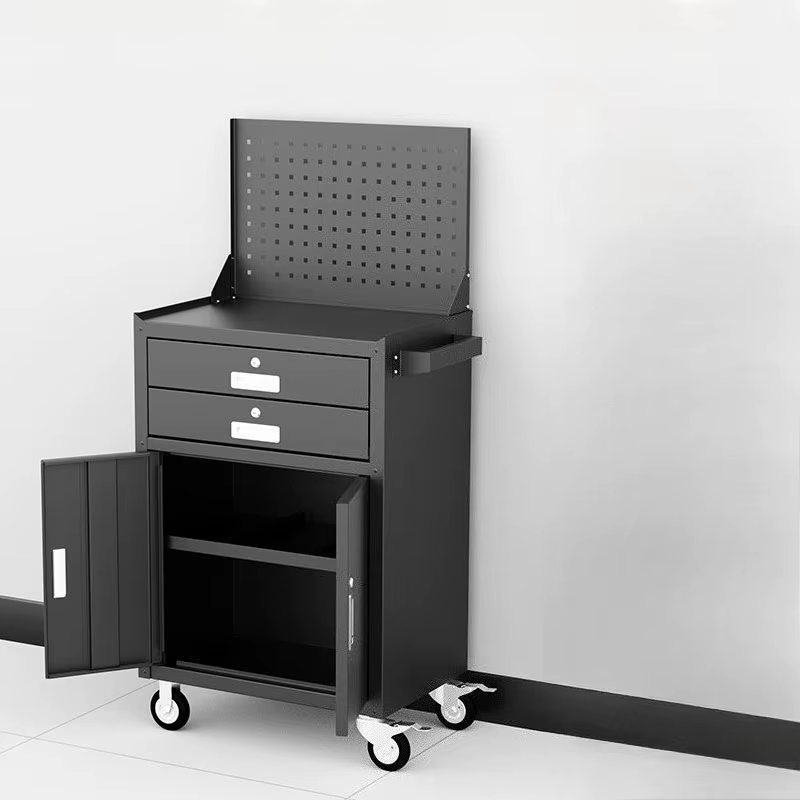 Armoire à outils de chariot de boîte à outils 2025 avec chariot à outils de 4 roues avec des tiroirs