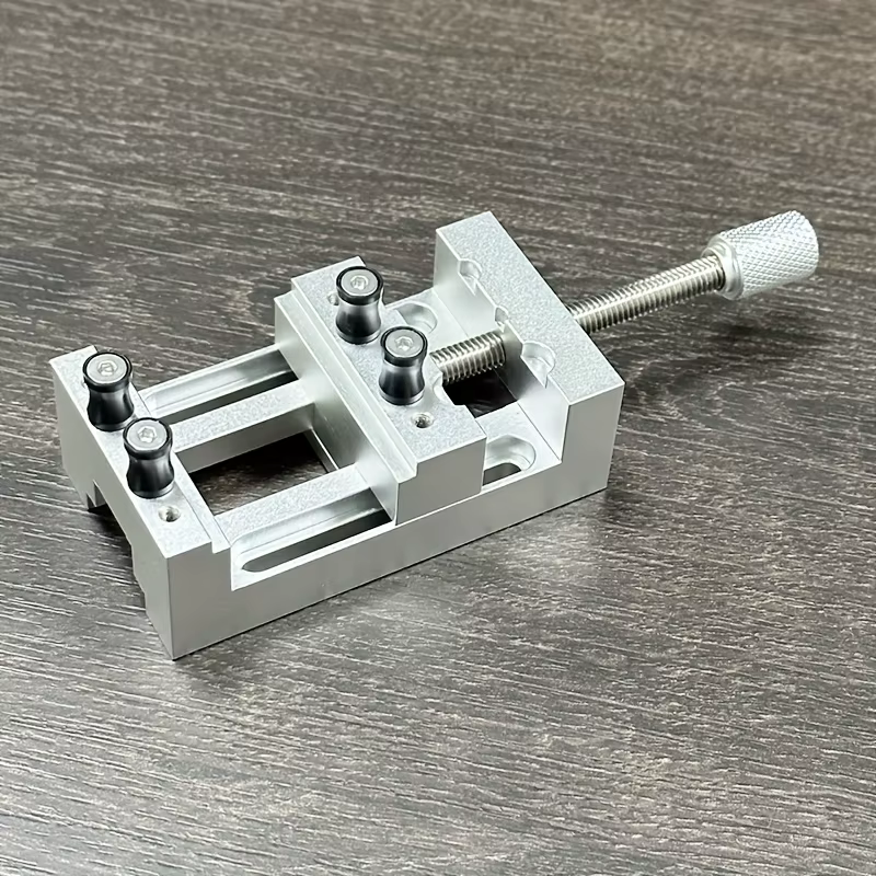 Mini étau de presse pour perceuse avec mâchoires souples en caoutchouc, plage de serrage 0-47mm, Min