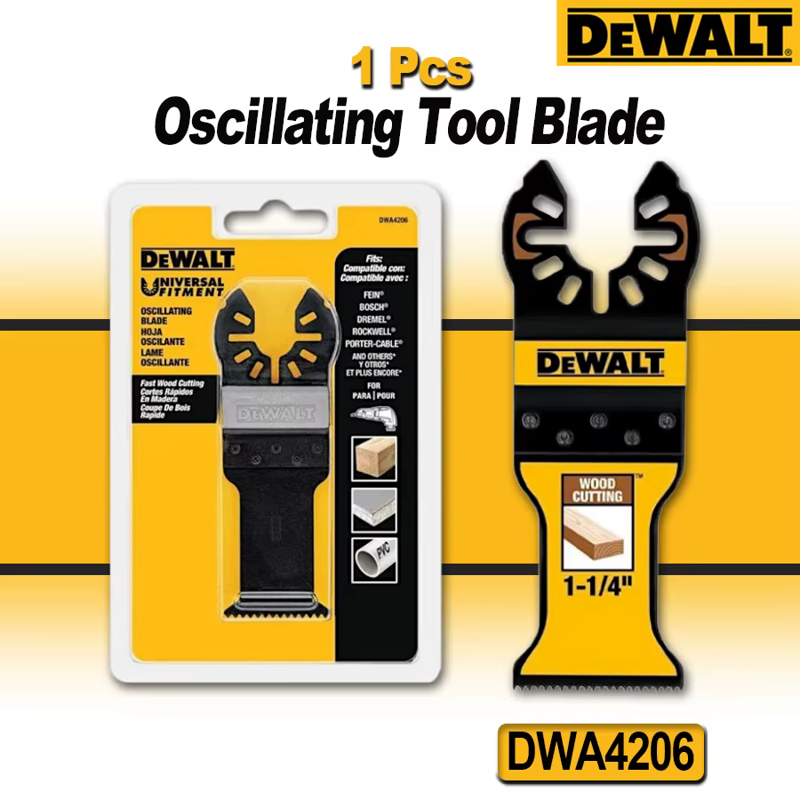 DEWALT 1/3Pc outil oscillant lame coupe rapide bois oscillant bois avec clous lame outil électrique 