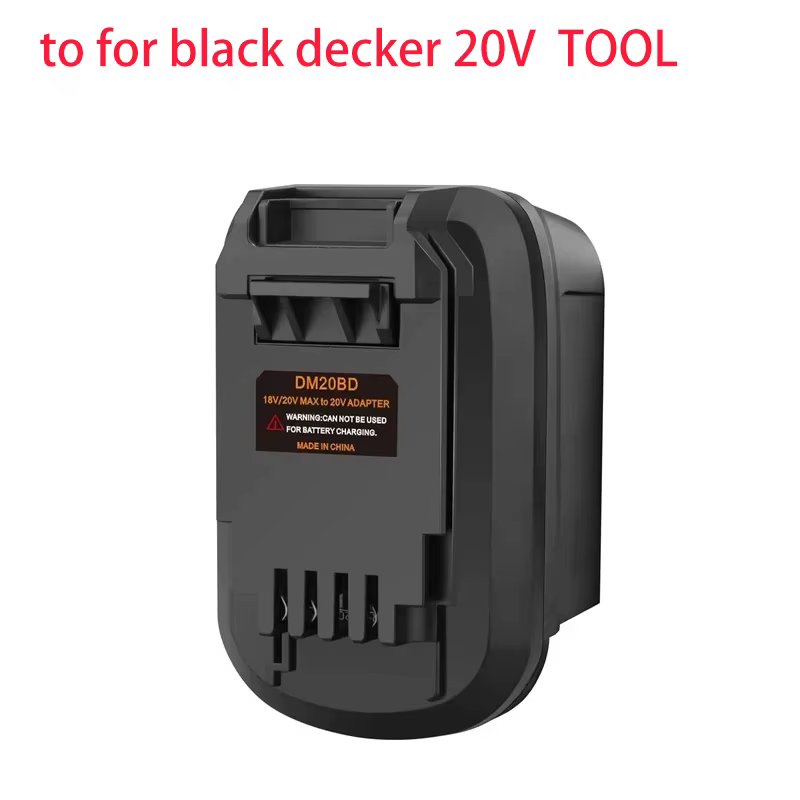 Adaptateur d'outil pour Black Decker, pour convertir les batteries Li-ion DeWalt / Milwaukee 18V / 2