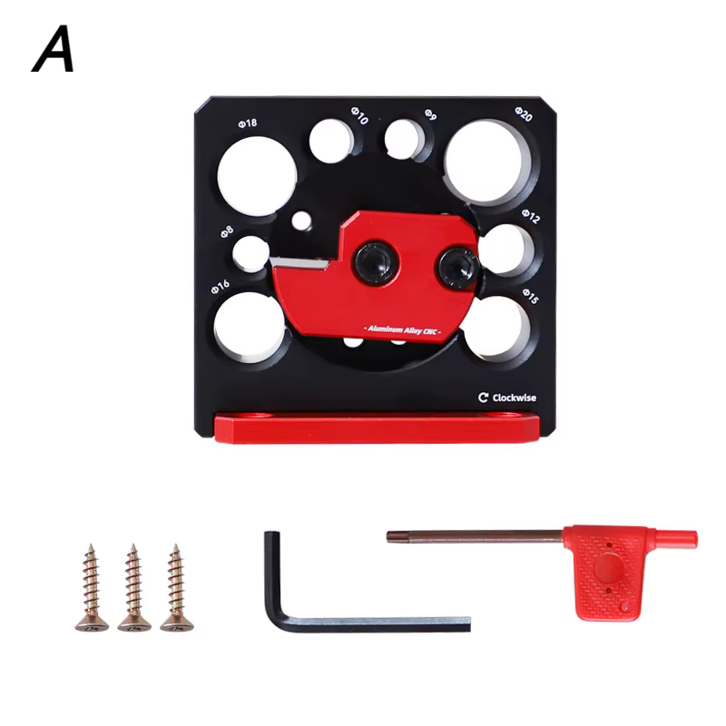 Perceuse électrique réglable Meacceler8 mm-20mm avec lame en carbure, goujon de fraisage rond, outil