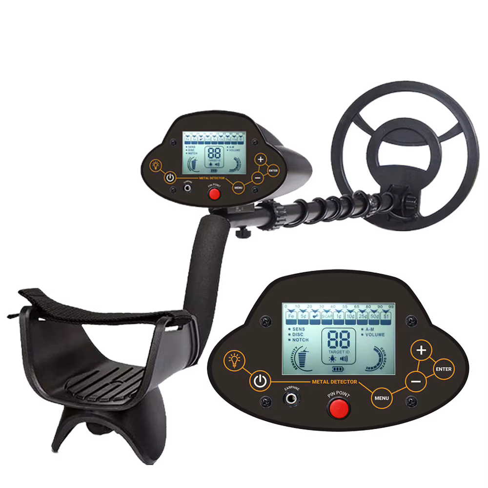 Détecteur de métaux professionnel Treasure Hunter MD5040, pointeur de précision pour la recherche d'