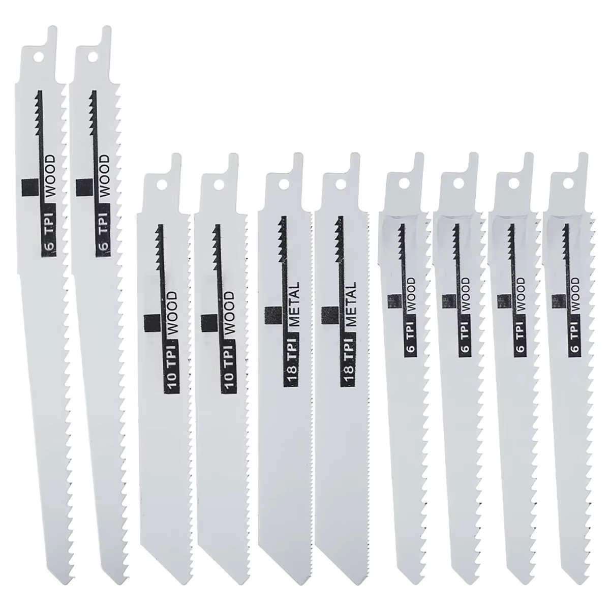 Lames de scie alternative, scie sabre, scie à main, lame de scie multiple pour bois, métal, plastiqu