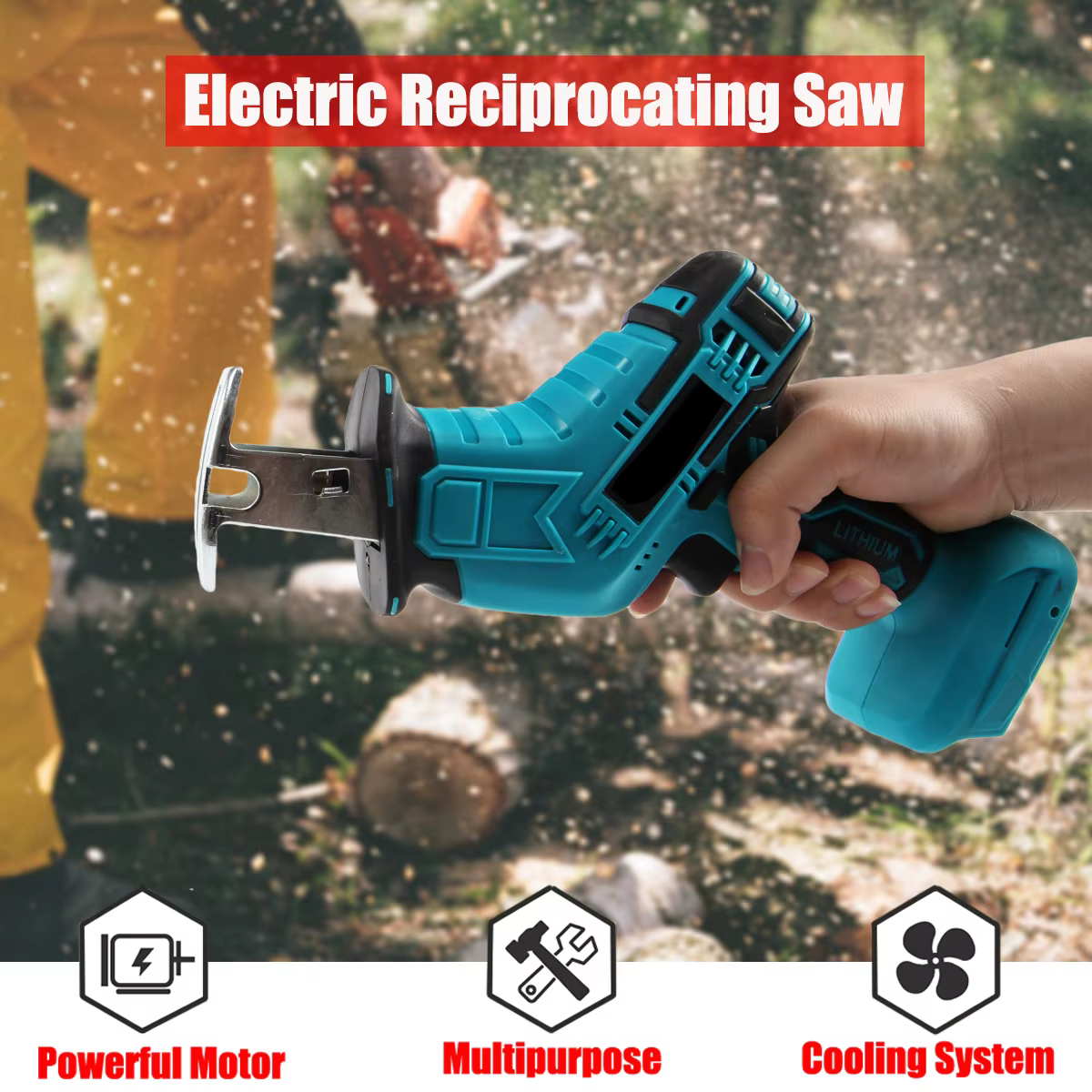 Makita – scie alternative électrique Portable sans fil 21V, outil de coupe du métal et du bois à vit